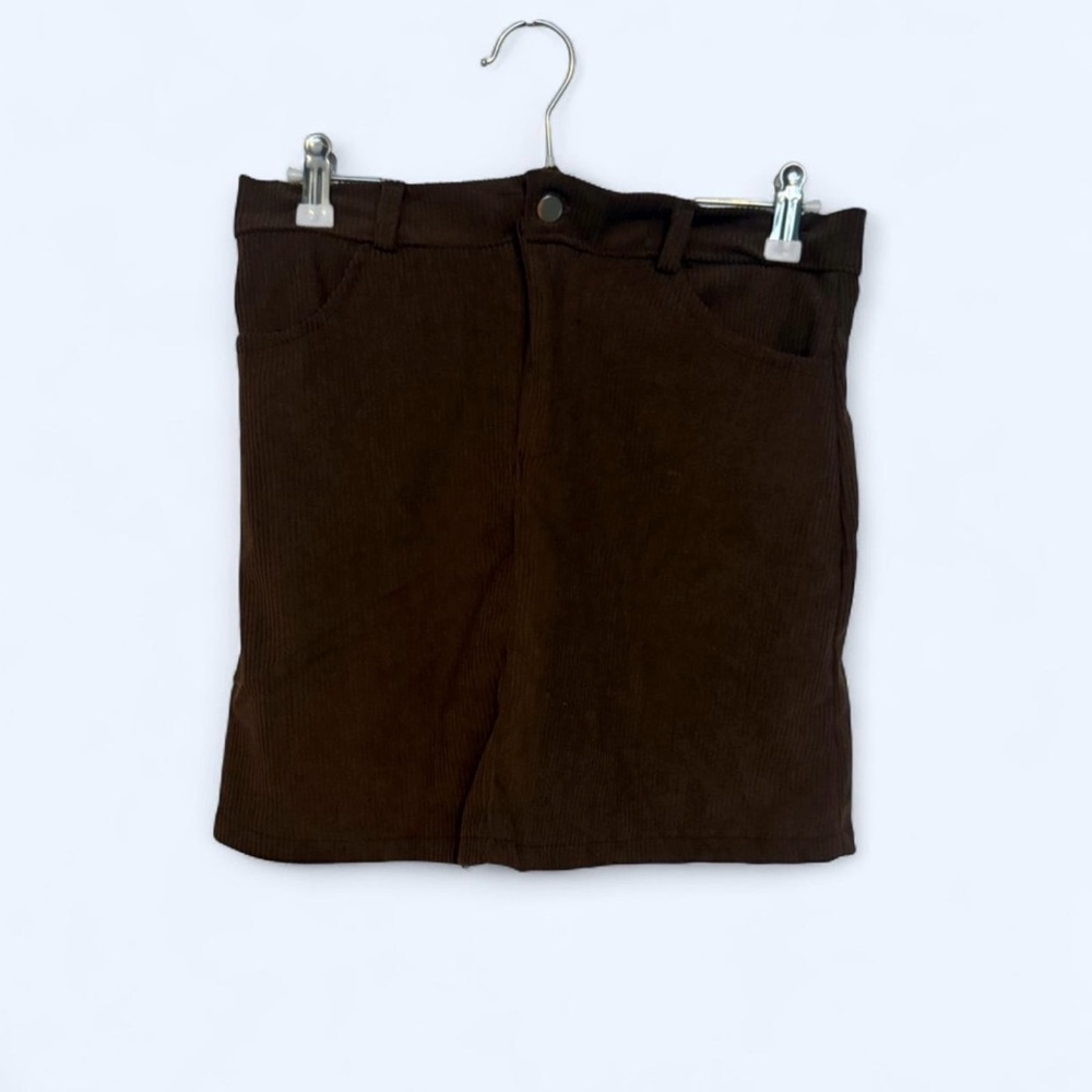 Others Follow Brown Mini Skirt